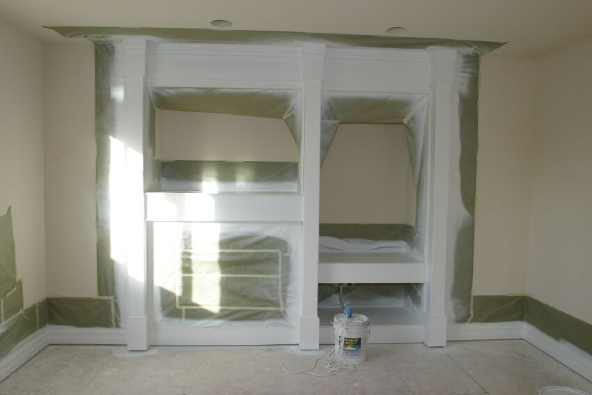 Family Room - New millwork and fresh paint