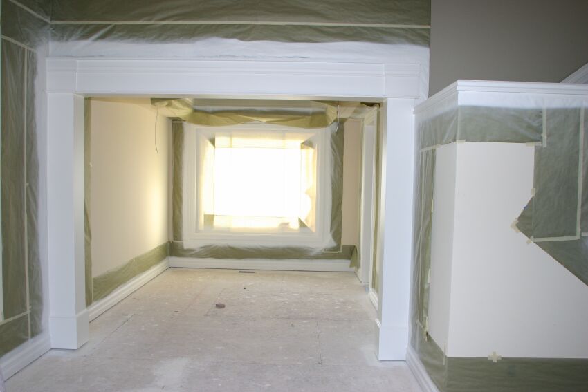 Dining Room - New millwork and fresh paint