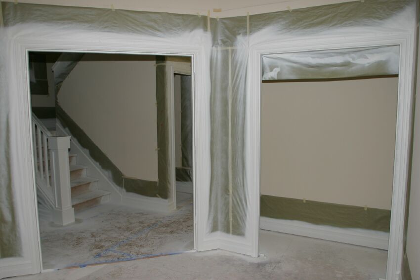 Martys office looking into front entry area