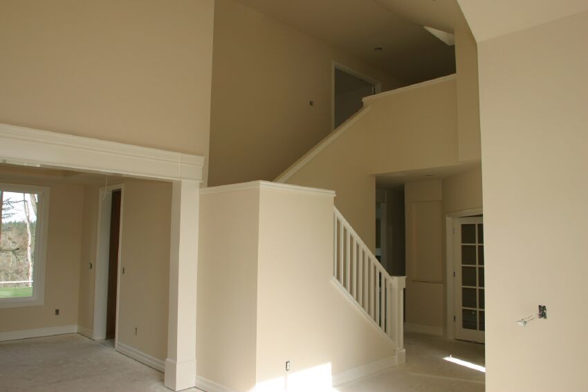 Staircase and front entry