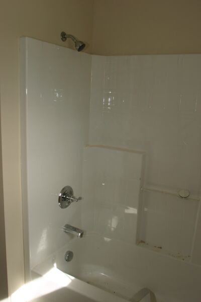 Michael's shower - new faucet and head