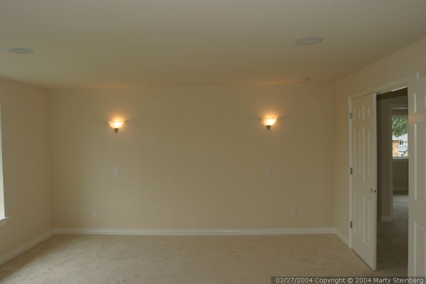 Master bedroom wall sconces